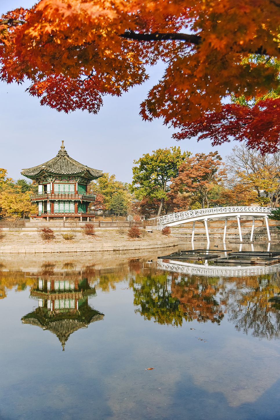 서울궁궐 경복궁 향원정, 지난 가을날의 풍경