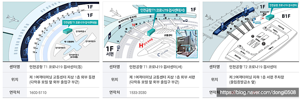 인천공항 코로나 검사센터 예약 비용 pcr 시간 동