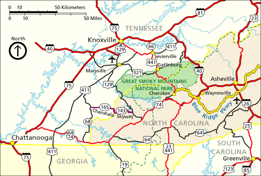 미국에서 방문객이 가장 많은 내셔널파크인 그레이트스모키 산맥(Great Smoky Mountains) 국립공원