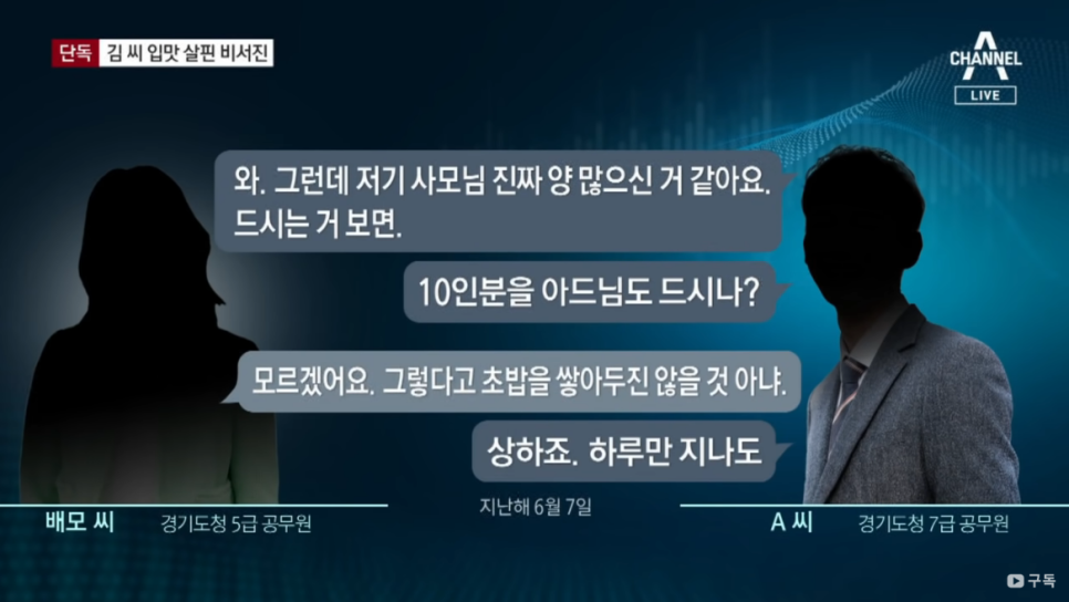 김혜경 이재명 와이프 프로필 비서진 5급 배씨 7급 공무원 대화 내용 기생충