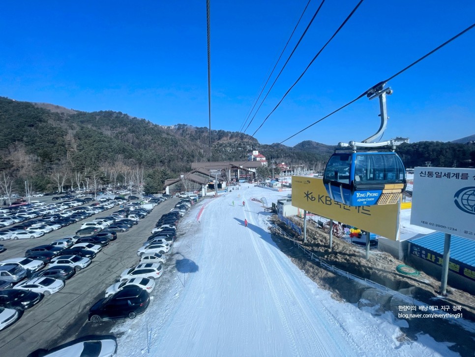 평창 여행 발왕산 케이블카 할인 스카이워크 걷기!