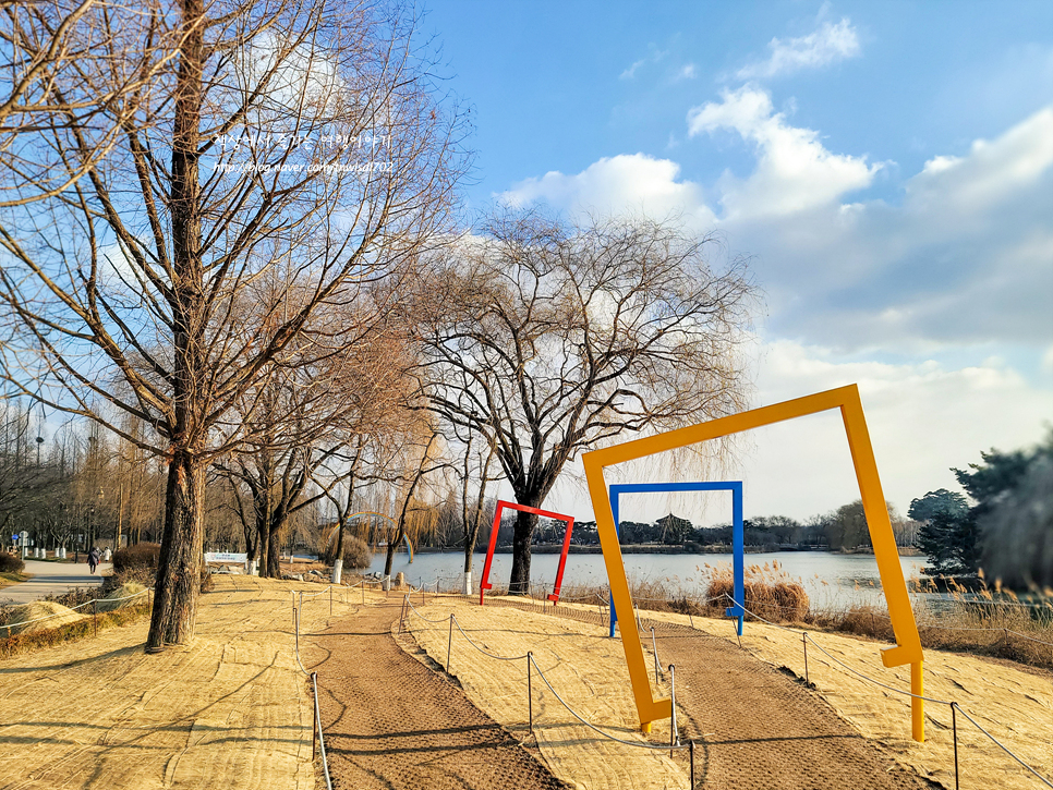 경기도 공원 겨울 야외 데이트 일산 호수공원