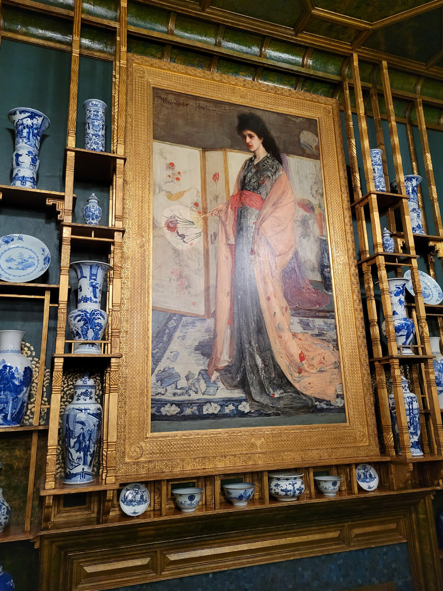 공작새방, 피콕룸(Peacock Room)이 유명한 국립 아시아 미술관의 프리어 갤러리(Freer Gallery of Art)