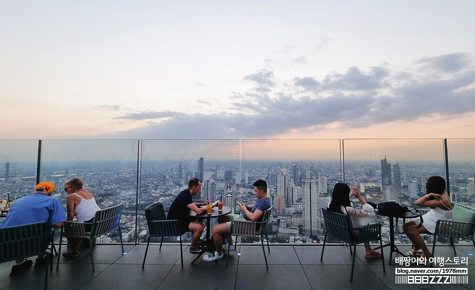 태국방콕여행, 아찔한 최고 높이 킹파워 마하나콘 스카이워크 전망대 & 루프탑 스카이바