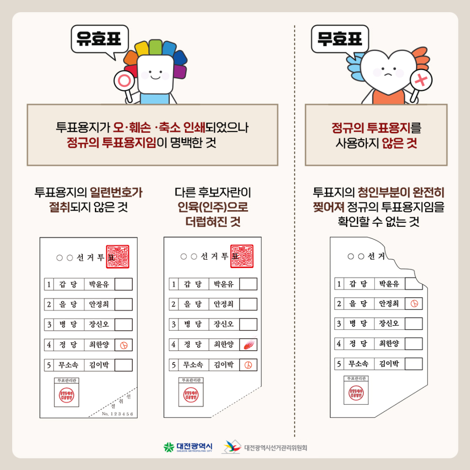 [제20대 대통령선거] 사전투표/유무효표/정책선거 안내