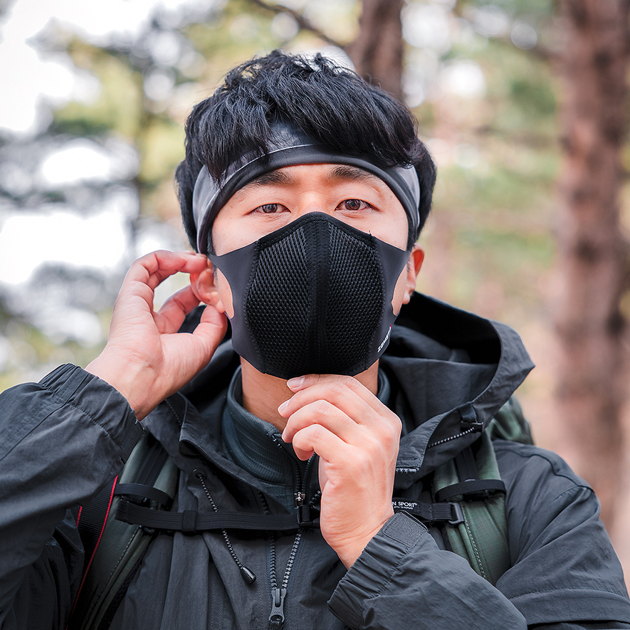 산린이를 위한 등산 아이템 잠스트 등산용 무릎보호대 & 스포츠 마스크