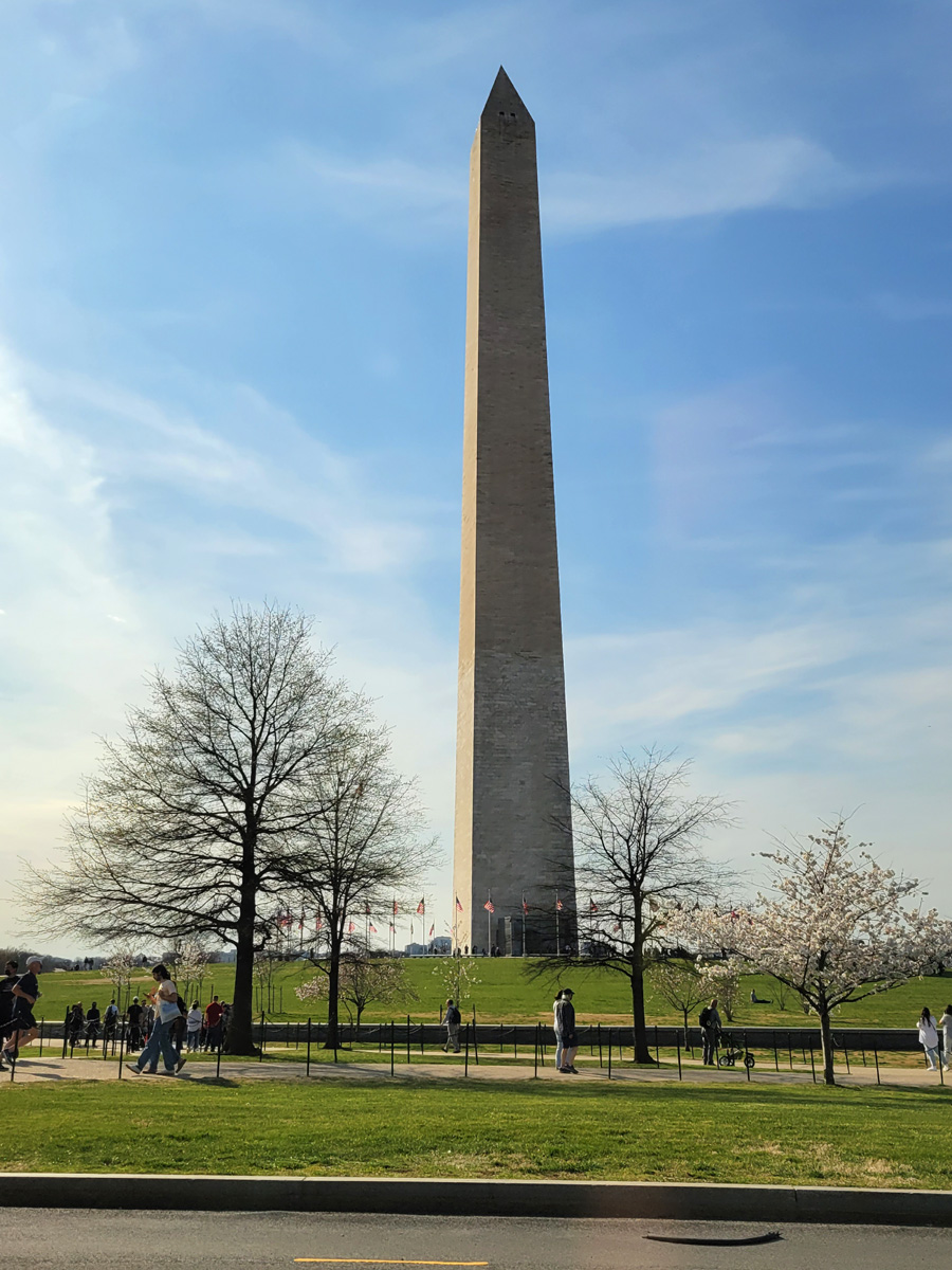 워싱턴 벚꽃축제 기간에 방문한 타이들 베이슨의 토머스제퍼슨 기념관(Thomas Jefferson Memorial)