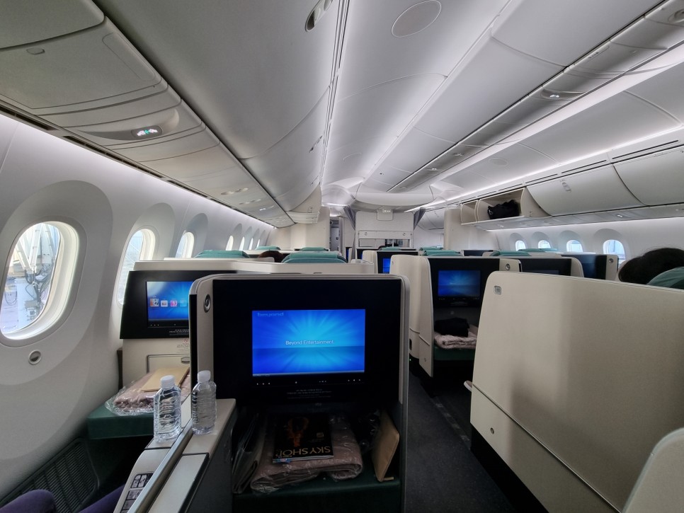 대한항공 프레스티지 스위트(비즈니스) 787-9 KE130 뉴질랜드 오클랜드 - 인천 탑승기