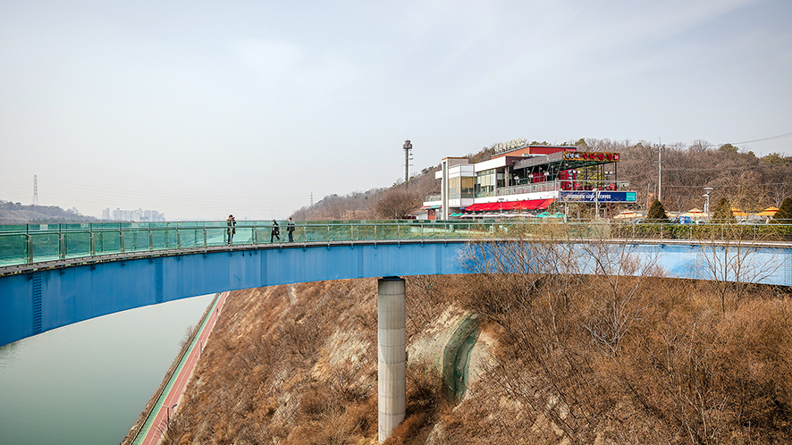서울근교 갈만한곳 전망 좋은 아라마루 휴게소 전망대에서 힐링