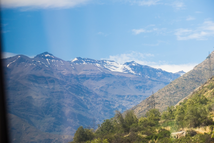 남미여행 칠레 산티아고에서 아르헨티나 멘도사 버스 여행, 안데스산맥 멋지네