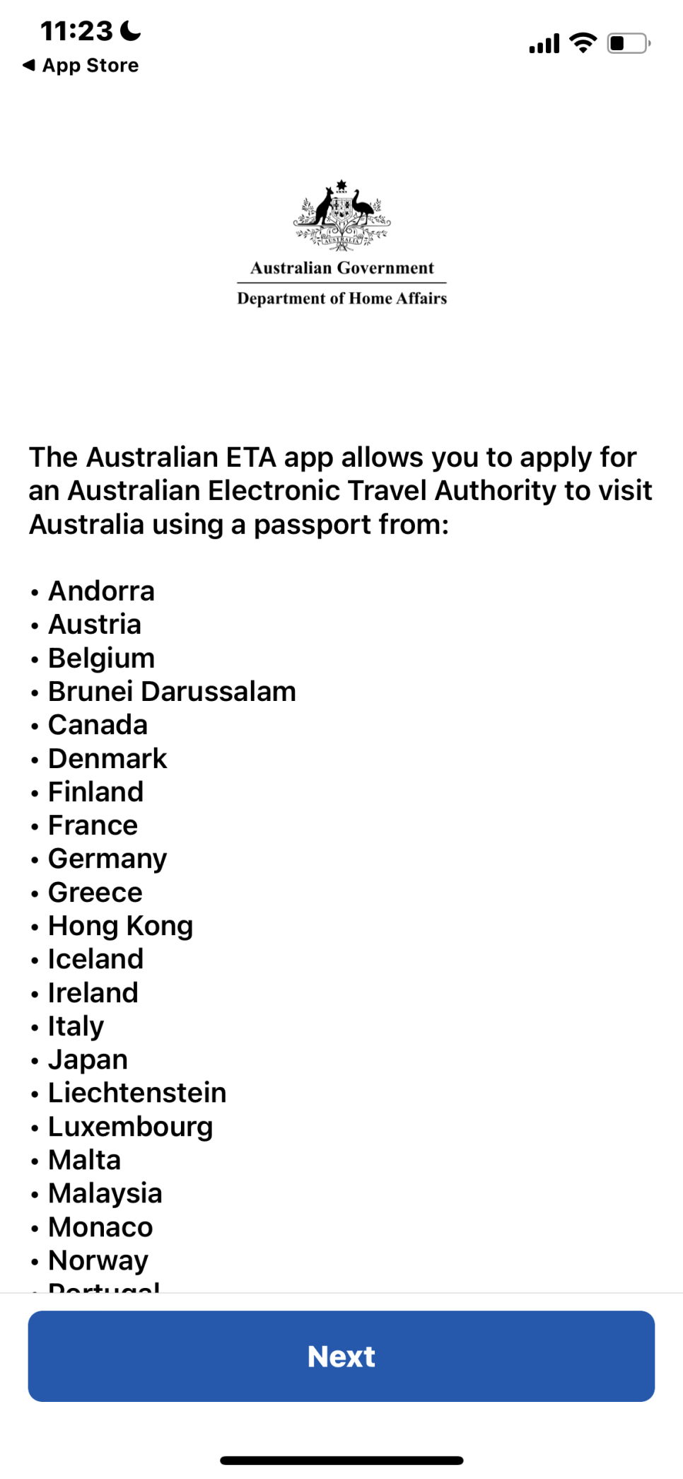 호주 여행 갑니다! 입국 정보 ETA 비자 발급 방법