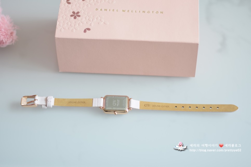 여성가죽시계브랜드 다니엘웰링턴 사랑스러운 핑크시계 할인코드 포함