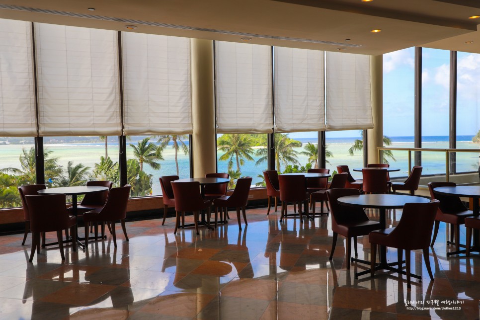 괌 자유여행 호텔 온워드 비치 리조트 워터파크 조식 완벽해