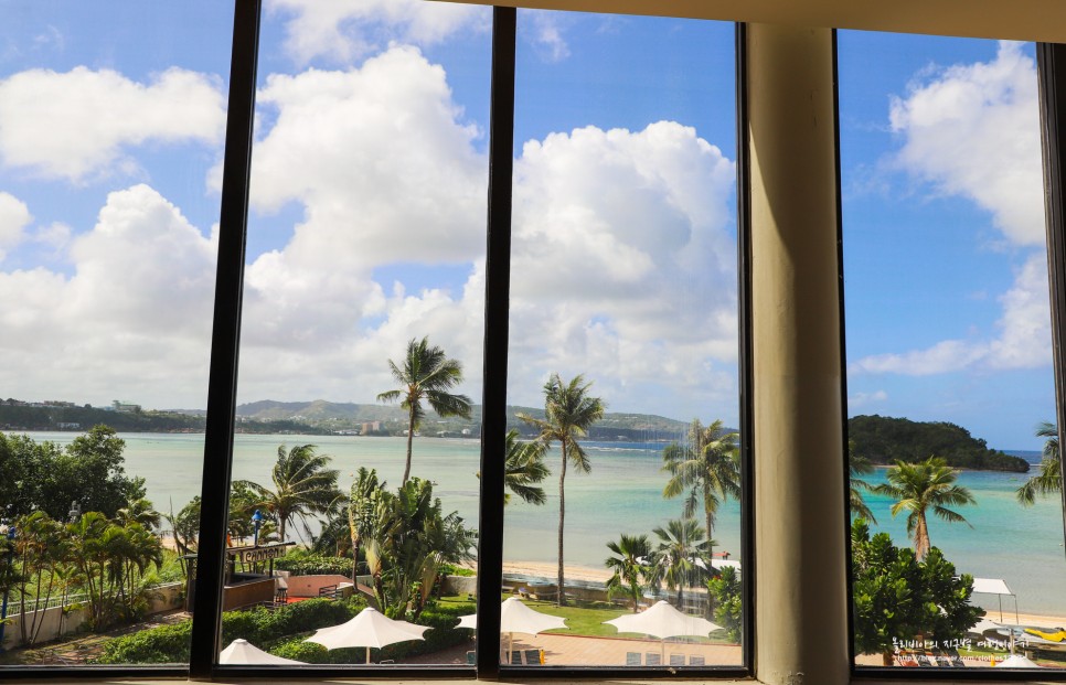 괌 자유여행 호텔 온워드 비치 리조트 워터파크 조식 완벽해
