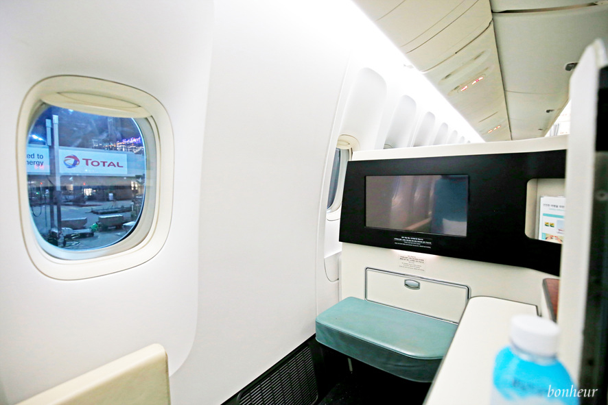 대한항공 프레스티지 스위트(777-300ER) 프랑크푸르트-인천 탑승기(비즈니스석) 비행기 기내식