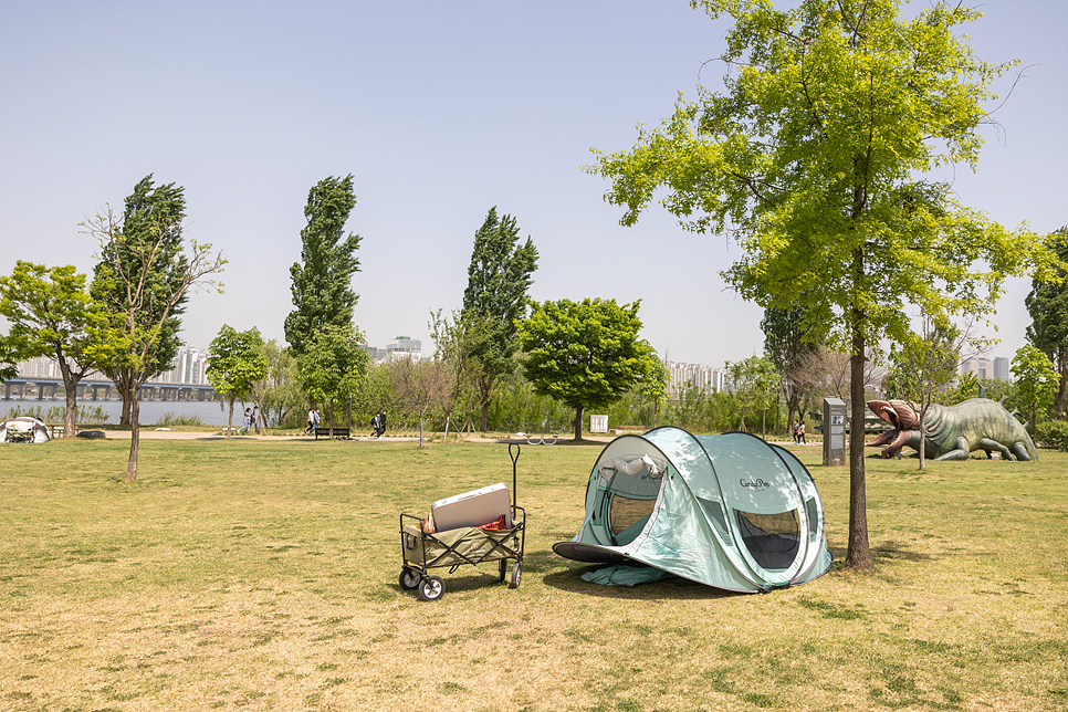 여의도 한강공원 텐트 대여 한강 피크닉 및 주차장 위치