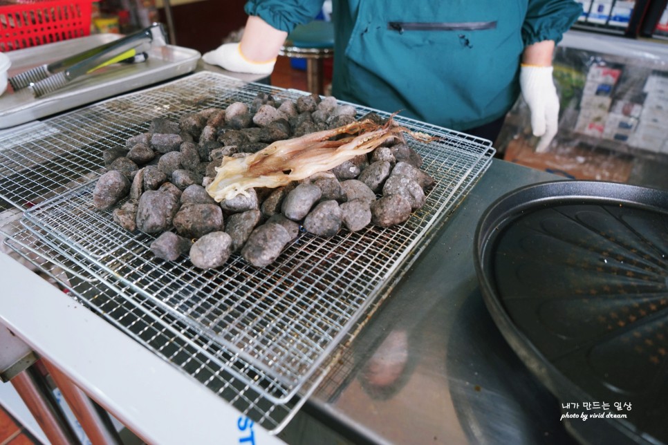 제주 동쪽 여행 목화휴게소 가맥집 명물 반건조 오징어 준치