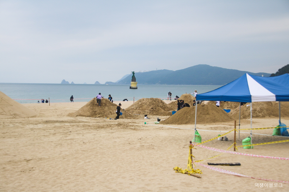 5월 축제 해운대 모래축제 부산 해운대 해수욕장 여행