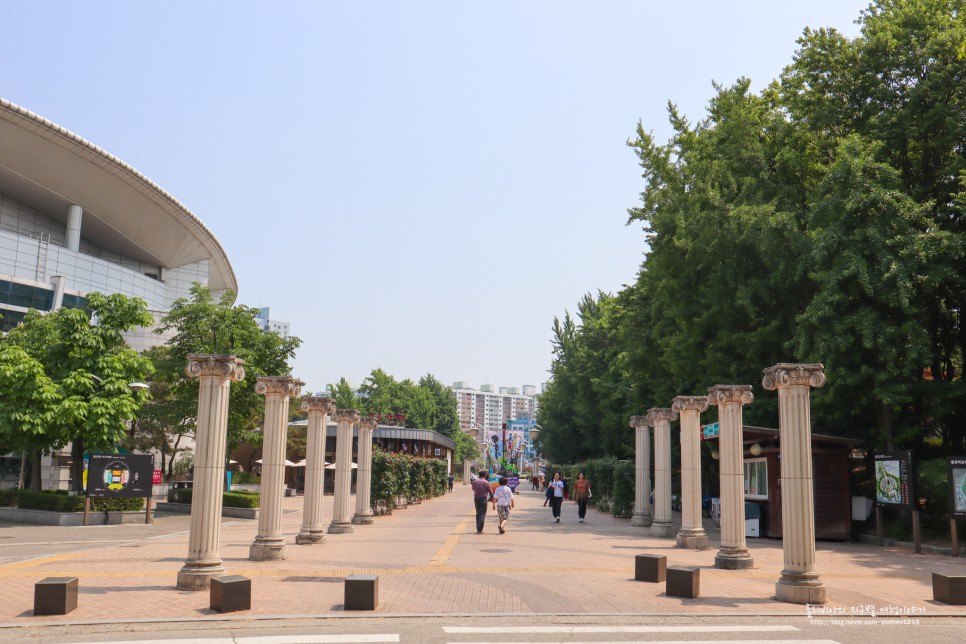 서울 올림픽공원 장미광장 장미축제 피크닉 자전거 서울나들이