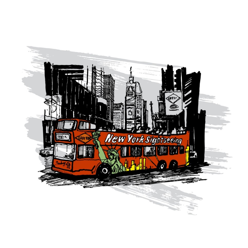 뉴욕 여행 2층 버스 투어 패스 한장으로 효율적으로 하는 방법
