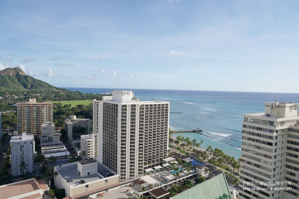 하와이 신혼여행 숙소 알로힐라니 호텔 추천 조식 좋아요