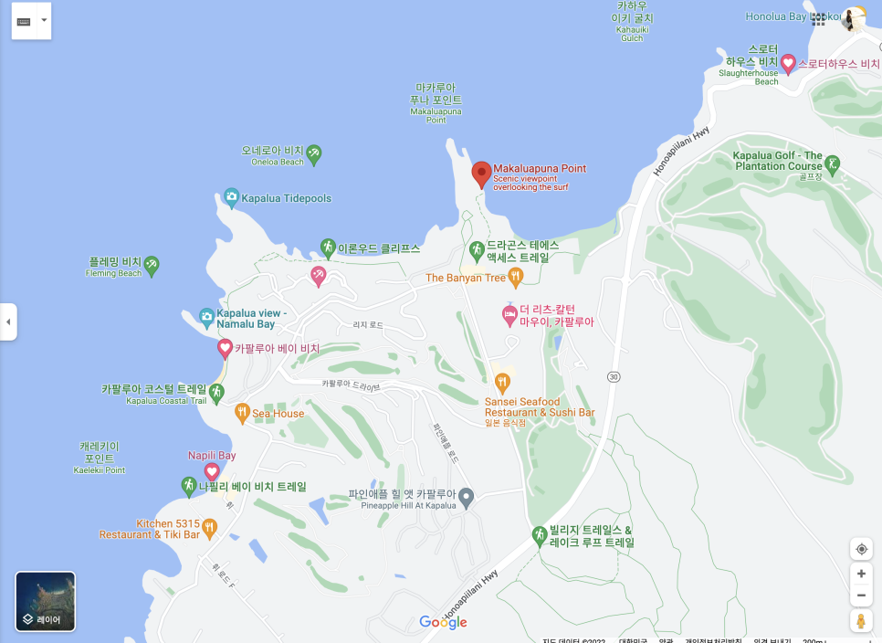 하와이 마우이 여행 서쪽 관광지 드라이브 코스 +스노쿨링 포인트