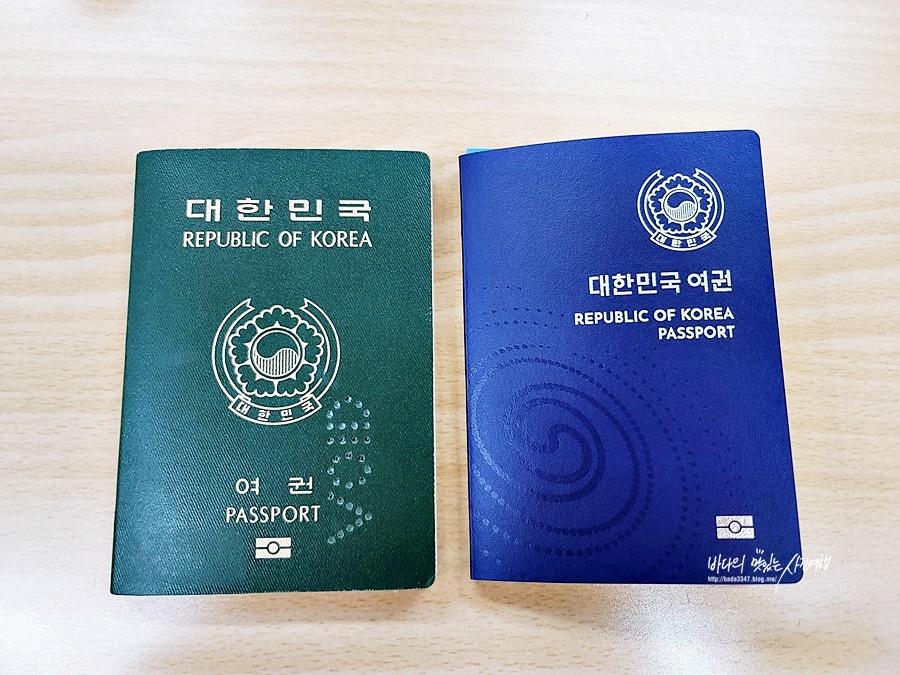 차세대 전자 여권 재발급(온라인) 신여권 갱신 여권사진 규격