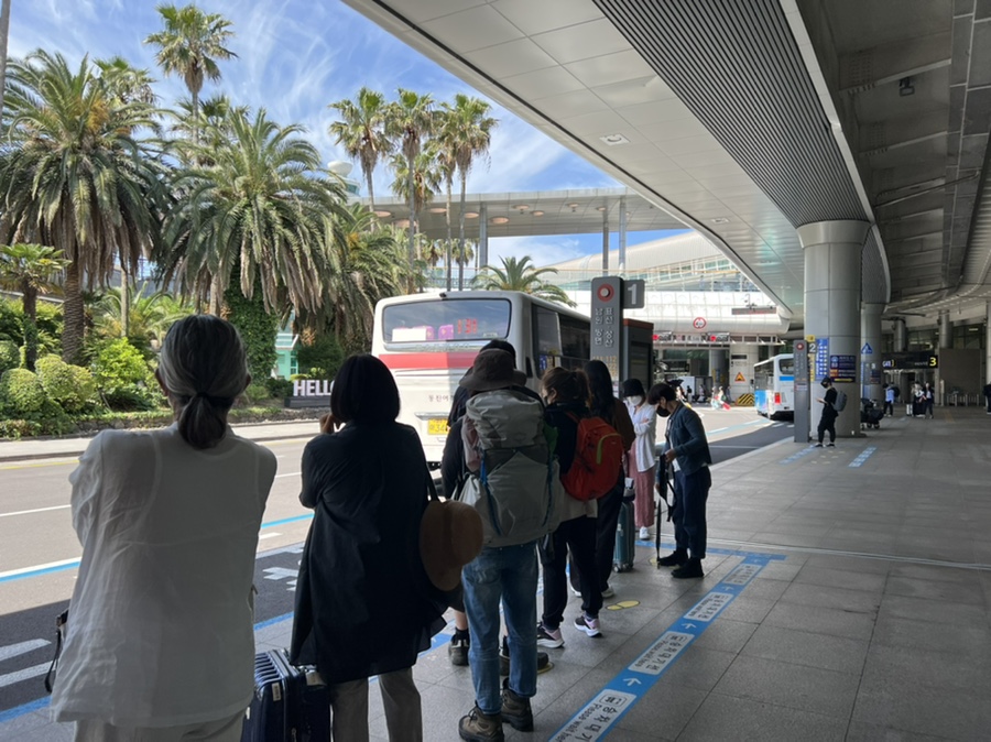 제주도 뚜벅이 여행 제주공항에서 우도 가는법 성산항 가는 버스