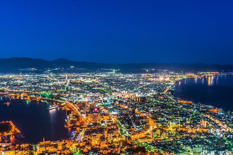 세계 3대 야경, 홋카이도 하코다테야마, 하코다테산