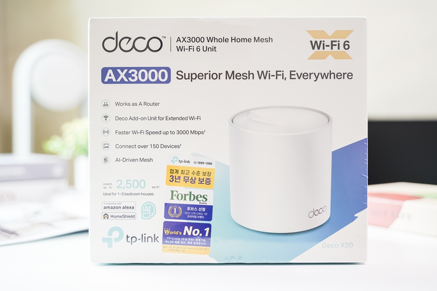 티피링크 와이파이 공유기, Deco X50, Wi-Fi 6 메시 시스템