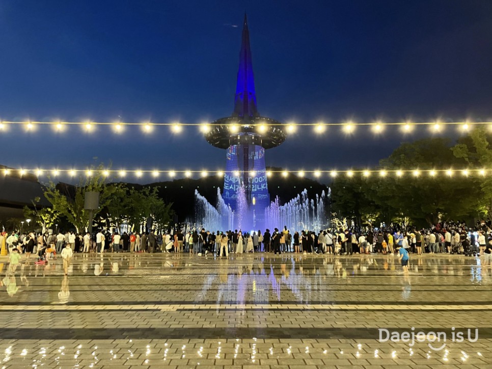 Du lịch Hàn Quốc 2022: Mãn nhãn với show nhạc nước đặc sắc tại thành phố Daejeon / 대전에서 즐기는 특별한 음악분수