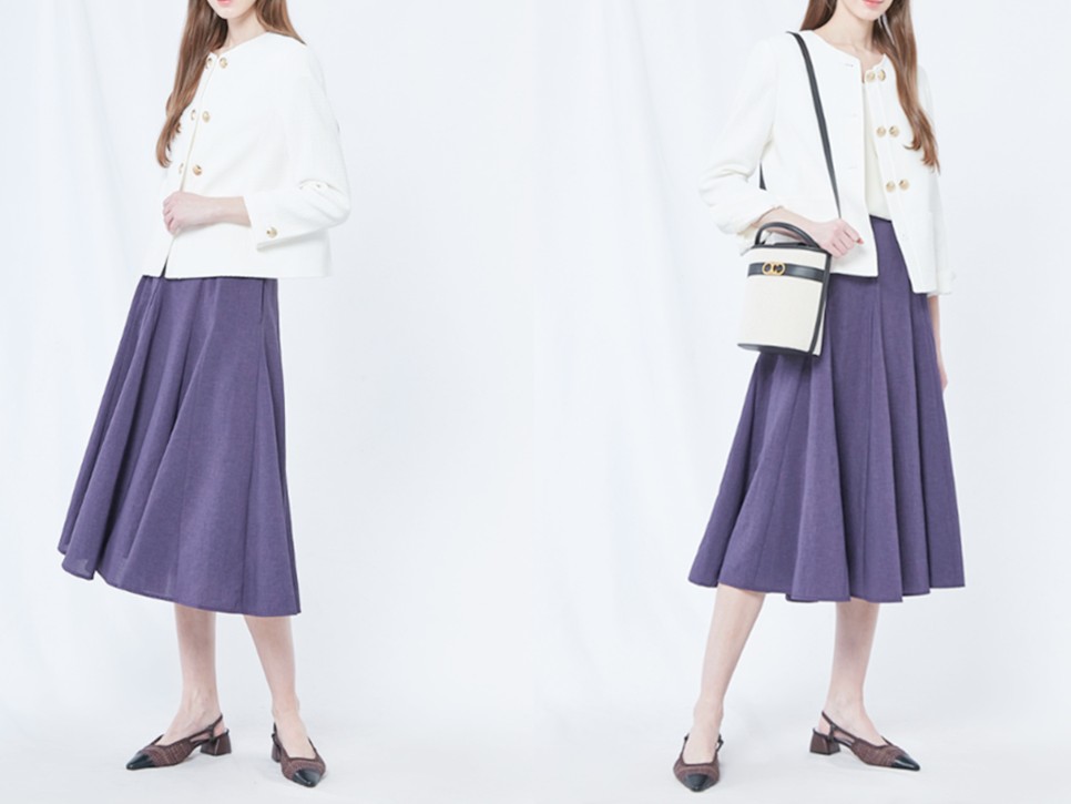 우리들의 블루스 신민아 패션 트위드 자켓