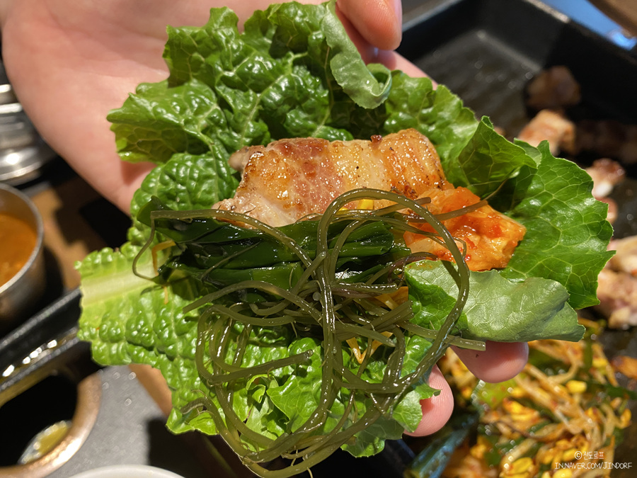 판교맛집 돈블랑 판교점 최상급 국내산 한돈 삼겹살 추천!