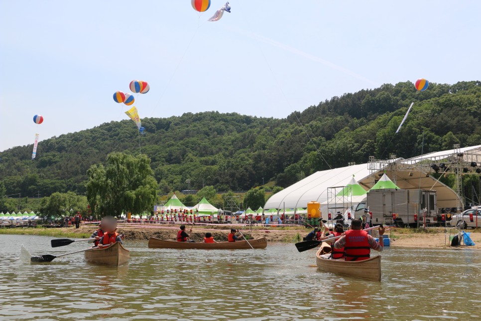 충북 가볼만한곳 진천 농다리 둘레길, 미리 보는 축제 한 마당