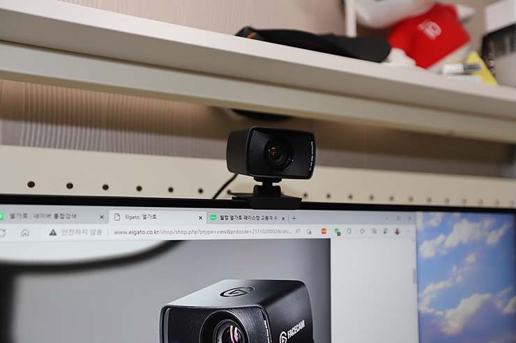 유튜버 웹캠 엘가토 페이스캠 스트리밍장비