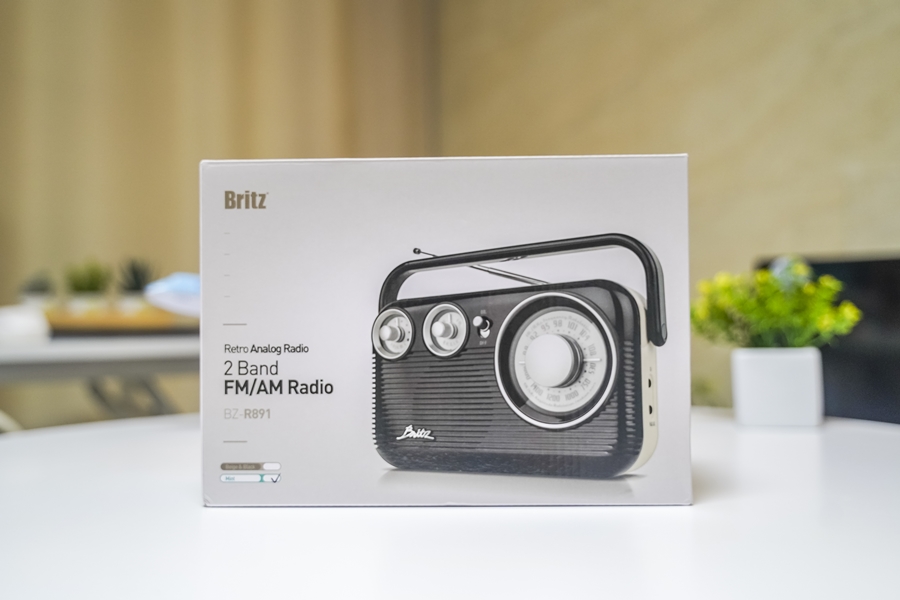 브리츠 BZ-R891 레트로 라디오, AM, FM 휴대용