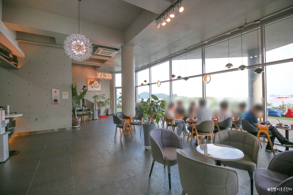 거제카페 마소마레 바다 오션뷰