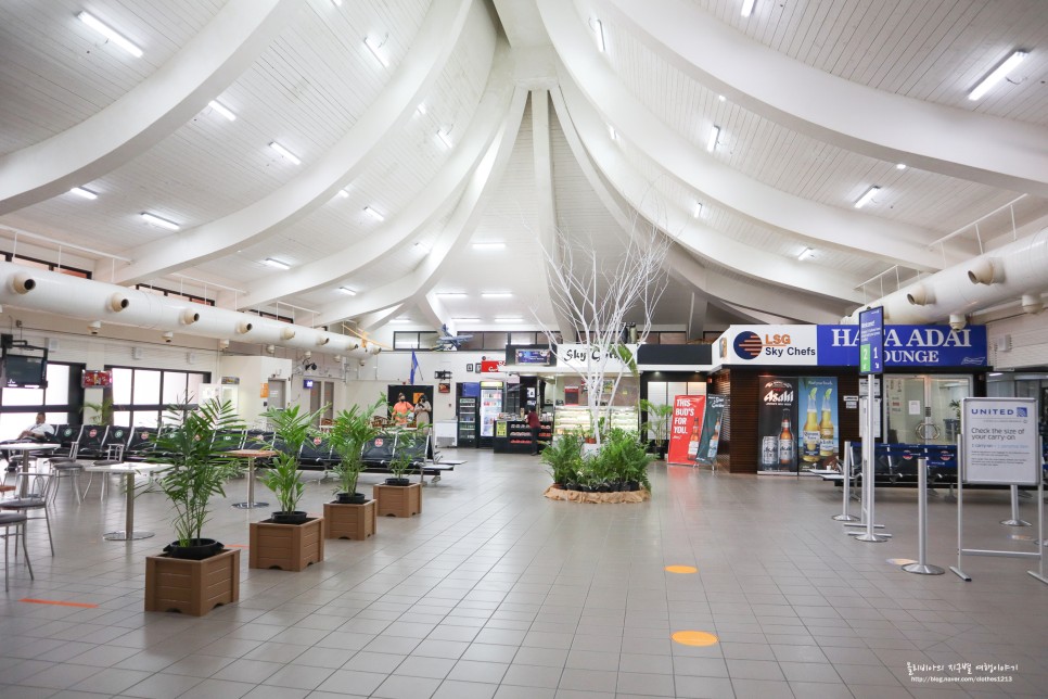 사이판 여행 공항 픽업 샌딩 & 면세점 라운지 식당