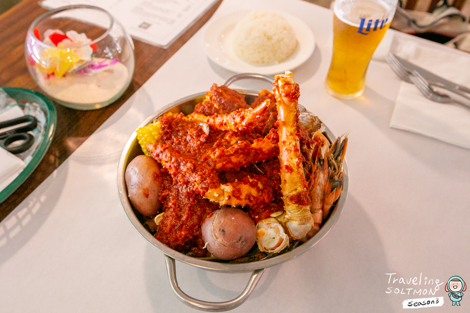 괌 맛집 하와이언 크랩 식당 크래킨크랩 in 나나스카페