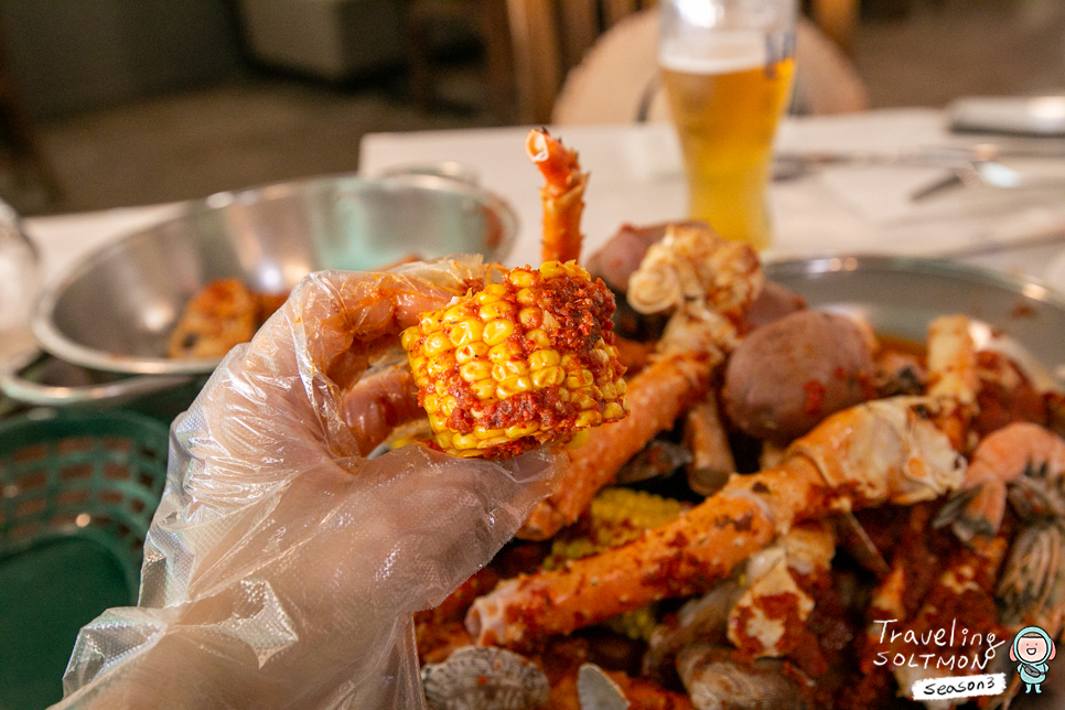 괌 맛집 하와이언 크랩 식당 크래킨크랩 in 나나스카페