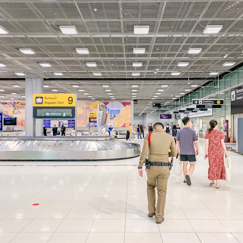 태국여행 : 타이항공, 태국입국, 방콕에서 파타야, 수완나품 공항 신속항원