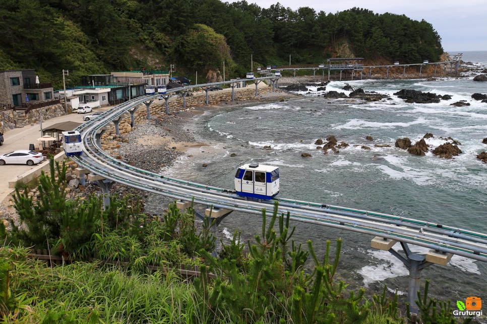 울진 하트해변 울진 모노레일 죽변해안스카이레일 국내 바다 여행