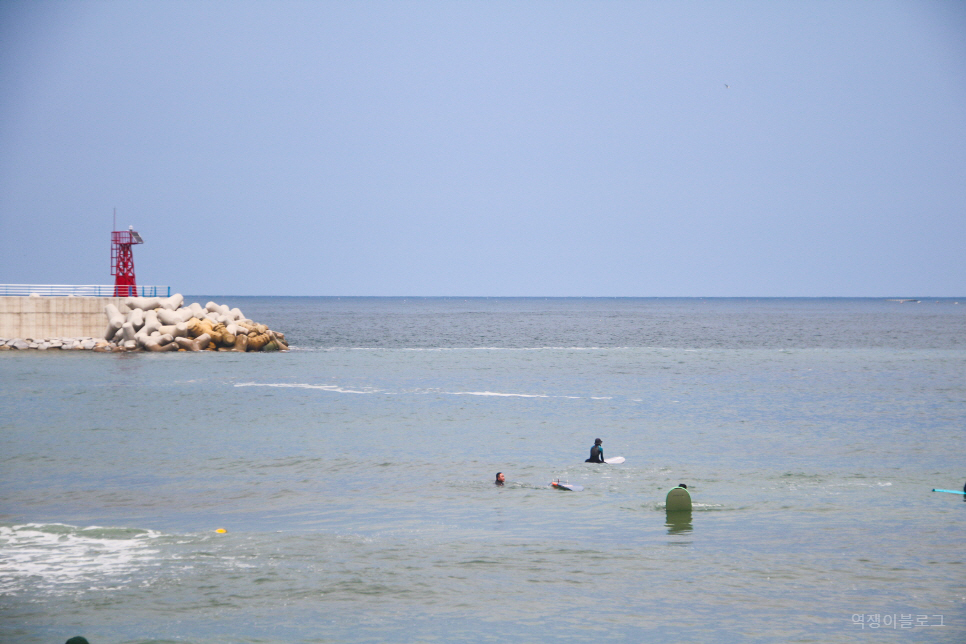 알찼던 양양 서핑 강습 인구해변 서파리