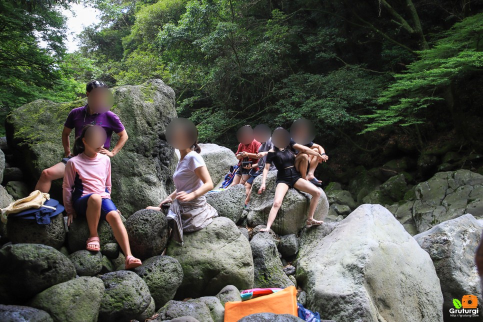 제주 돈내코 원앙폭포 제주 물놀이 계곡