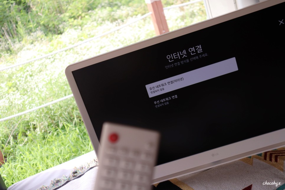 감성 캠핑 LG 룸앤TV 27TQ600SW 스마트TV 모니터 신제품 사용후기