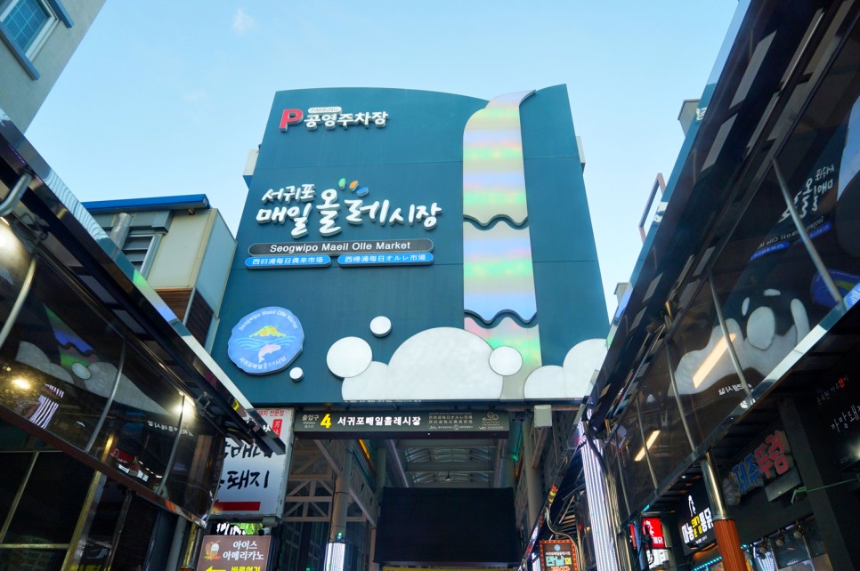 제주도 서귀포 가볼만한곳 제주 서귀포 올레시장 야시장 먹거리