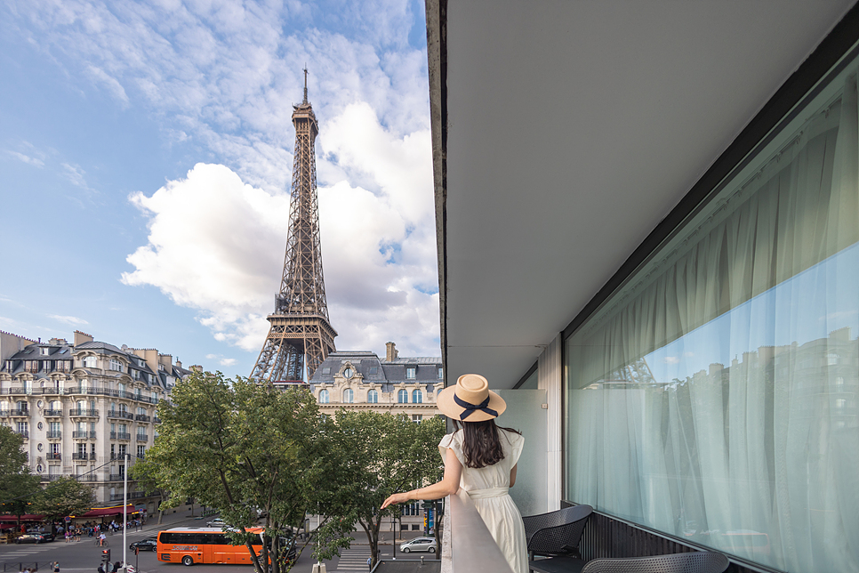 파리 호텔 숙소 추천 파리 풀만 타워 에펠탑 뷰 위치 좋음
