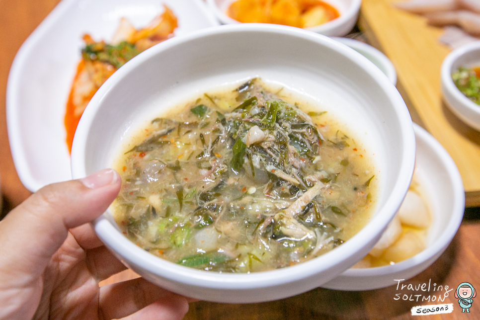 제주 보말칼국수 수육도 맛나는 제주 중문 아침식사