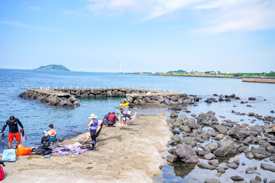 제주도 여름여행 제주 판포포구 스노쿨링 포인트 주차 샤워 등