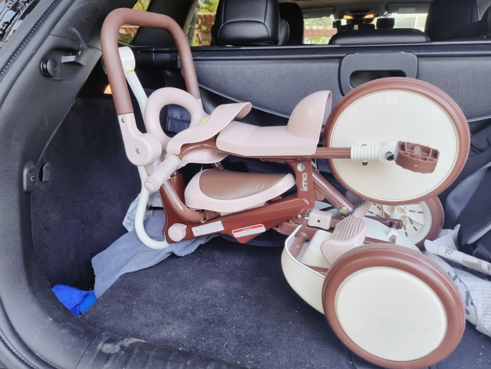 3세, 4세 유아 접이식자전거 추천, 가볍고 안전한 이모 세발 유모차자전거